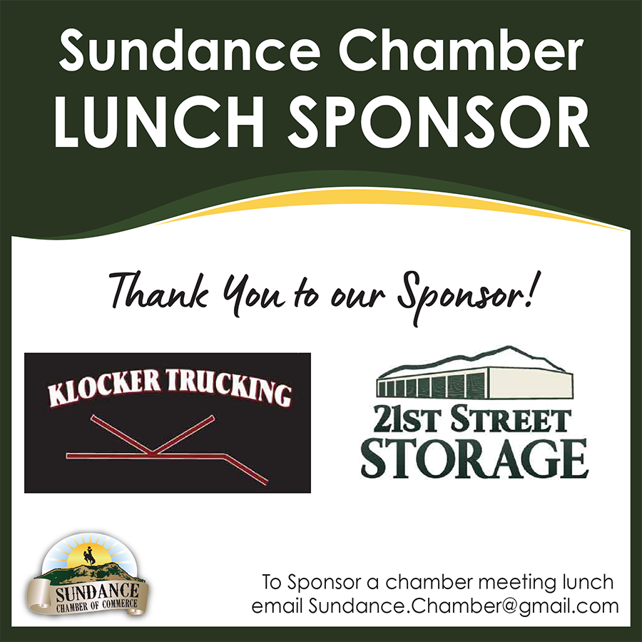 Lunch Sponsor 21st street Klocker