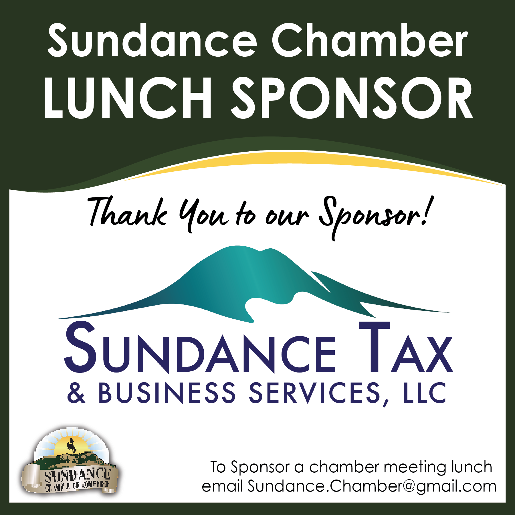 Lunch Sponsor Sundance Tax 